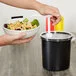 Cambro 1.7 Qt. Black Insulated ColdFest Condiment Dispenser Kit with Standard Pump and Cover Cambro 1.7 Qt. Black Insulated ColdFest Condiment Dispenser Kit with Standard Pump and Cover