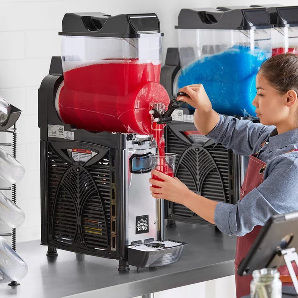 Carnival King Single 2.6 Gallon Pourover Granita / Slushy / Frozen Beverage Machine - 120V