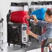 Carnival King Single 2.6 Gallon Pourover Granita / Slushy / Frozen Beverage Machine - 120V Carnival King Single 2.6 Gallon Pourover Granita / Slushy / Frozen Beverage Machine - 120V
