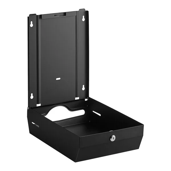 American Specialties, Inc. 10-0210-41 Matte Black Surface-Mounted C-Fold / Multifold Paper Towel Dispenser American Specialties, Inc. 10-0210-41 Matte Black Surface-Mounted C-Fold / Multifold Paper Towel Dispenser
