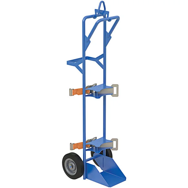 Vestil 150 lb. Cylinder Hand Truck with Overhead Lift CYHT-OL-9-150