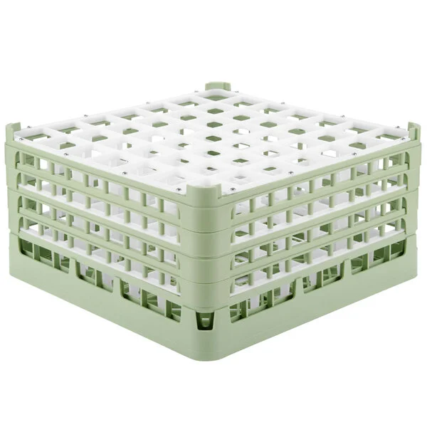 Vollrath 52725 Signature Full-Size Light Green 49-Compartment 8 1/2