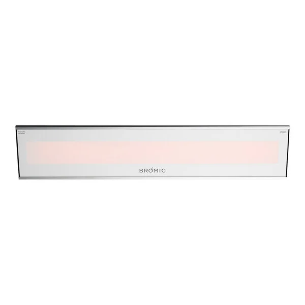 Bromic Heating BH0320017 White Platinum Smart-Heat Electric Marine Outdoor Patio Heater - 240V, 2300W