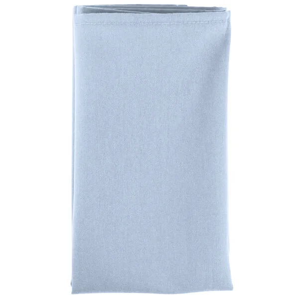 Intedge Light Blue 65/35 Polycotton Blend Cloth Napkins, 18 Intedge Light Blue 65/35 Polycotton Blend Cloth Napkins, 18