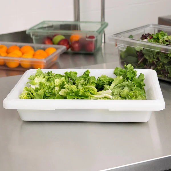 Carlisle 1063002 StorPlus White Food Storage Box - 18 Carlisle 1063002 StorPlus White Food Storage Box - 18