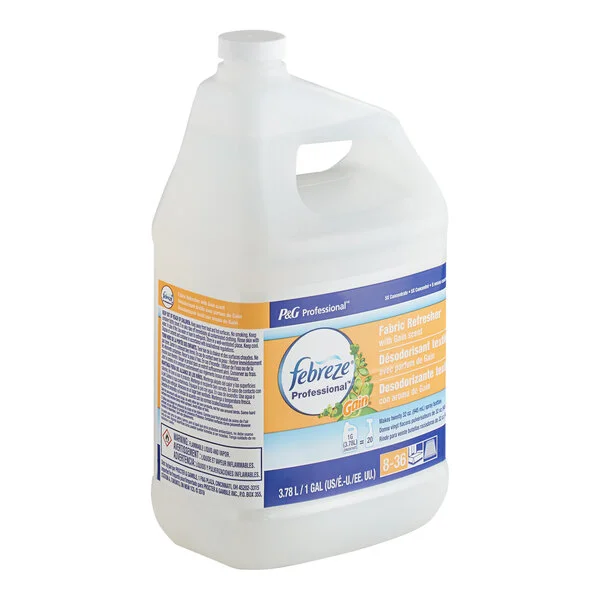 Febreze Professional 74678 Fabric Refresher with Gain 1 Gallon / 128 oz. - 2/Case