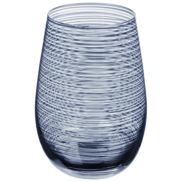 Stolzle Twister from Global Tableware Collective 16.5 oz. Smoky Blue Stemless Wine Glass / Tumbler - 24/Case Stolzle Twister from Global Tableware Collective 16.5 oz. Smoky Blue Stemless Wine Glass / Tumbler - 24/Case