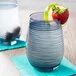 Stolzle Twister from Global Tableware Collective 16.5 oz. Smoky Blue Stemless Wine Glass / Tumbler - 24/Case Stolzle Twister from Global Tableware Collective 16.5 oz. Smoky Blue Stemless Wine Glass / Tumbler - 24/Case