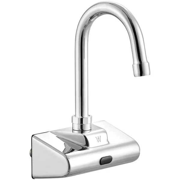 Waterloo Wall-Mount Hands-Free Sensor Faucet with 4 3/8 Waterloo Wall-Mount Hands-Free Sensor Faucet with 4 3/8
