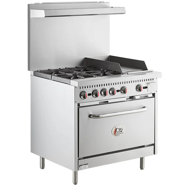 Cooking Performance Group S36-G12-N Natural Gas 4 Burner 36 Cooking Performance Group S36-G12-N Natural Gas 4 Burner 36