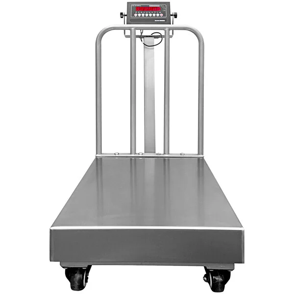Optima Weighing Systems OP-915BWSS-24-24-1000 1,000 lb. Portable Washdown Bench Scale with 24
