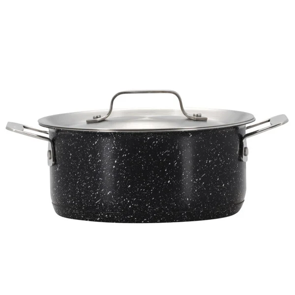 Bon Chef 60025GALAXY Cucina 1.25 Qt. Galaxy Stainless Steel Induction Pot with Lid Bon Chef 60025GALAXY Cucina 1.25 Qt. Galaxy Stainless Steel Induction Pot with Lid