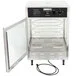 Nemco 6452 Single Door Rotating 4-Tier Pizza Merchandiser with 18 Nemco 6452 Single Door Rotating 4-Tier Pizza Merchandiser with 18