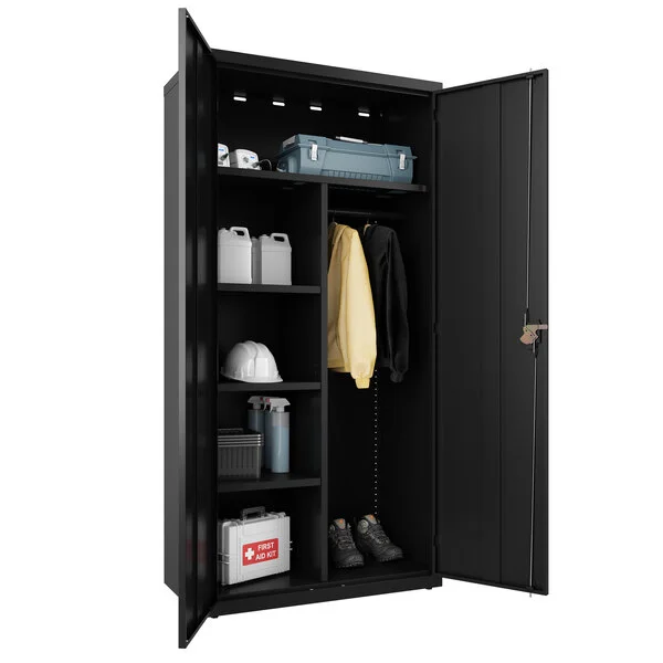 Hirsh 22632 Black Wardrobe Cabinet - 36 Hirsh 22632 Black Wardrobe Cabinet - 36