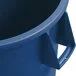 Carlisle 84102014 Bronco 20 Gallon Blue Round Trash Can Carlisle 84102014 Bronco 20 Gallon Blue Round Trash Can