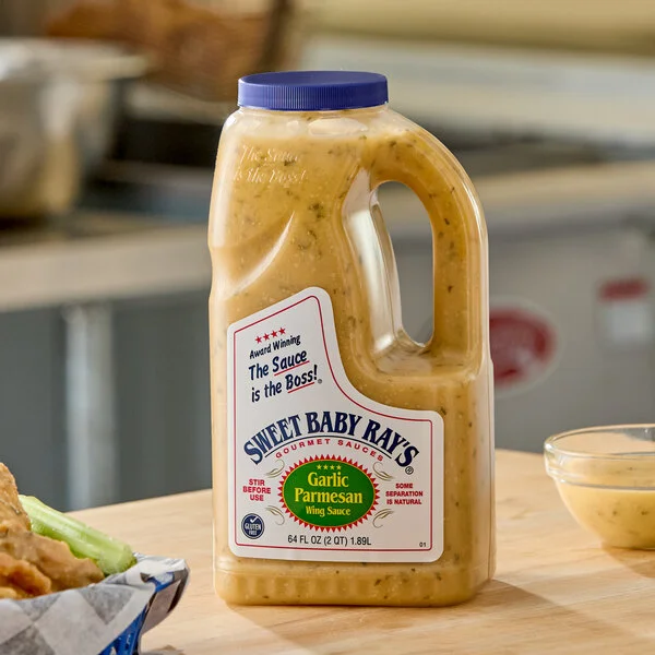 Sweet Baby Ray's 0.5 Gallon Garlic Parmesan Wing Sauce Sweet Baby Ray's 0.5 Gallon Garlic Parmesan Wing Sauce