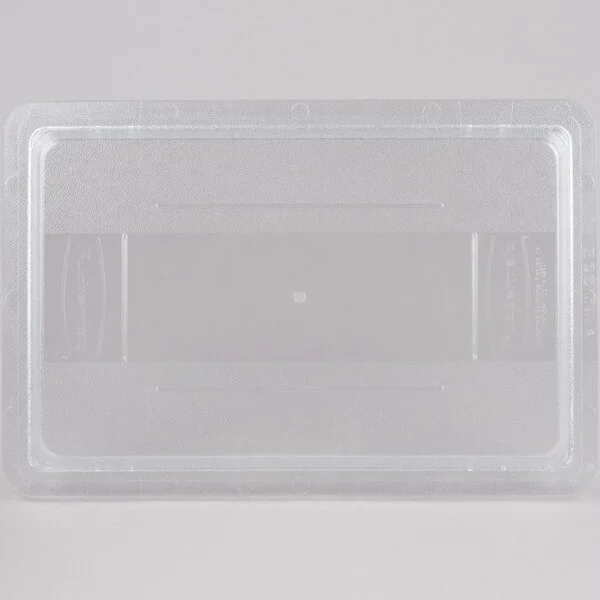 Rubbermaid® FG331000CLR Clear Polycarbonate Food Storage Box Lid - 18 Rubbermaid® FG331000CLR Clear Polycarbonate Food Storage Box Lid - 18