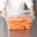 Rubbermaid® FG331000CLR Clear Polycarbonate Food Storage Box Lid - 18 Rubbermaid® FG331000CLR Clear Polycarbonate Food Storage Box Lid - 18