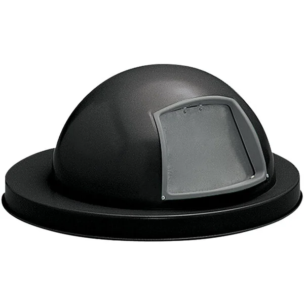 Witt Industries M3601-DTL-BK Black Steel Push Door Dome Top Lid for Oakley Series 36 Gallon Decorative Trash Can Witt Industries M3601-DTL-BK Black Steel Push Door Dome Top Lid for Oakley Series 36 Gallon Decorative Trash Can