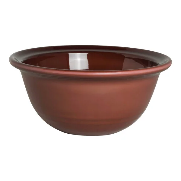 Creations Brooklyn from Steelite International 1.25 Qt. Red Melamine Round Bowl - 6/Case