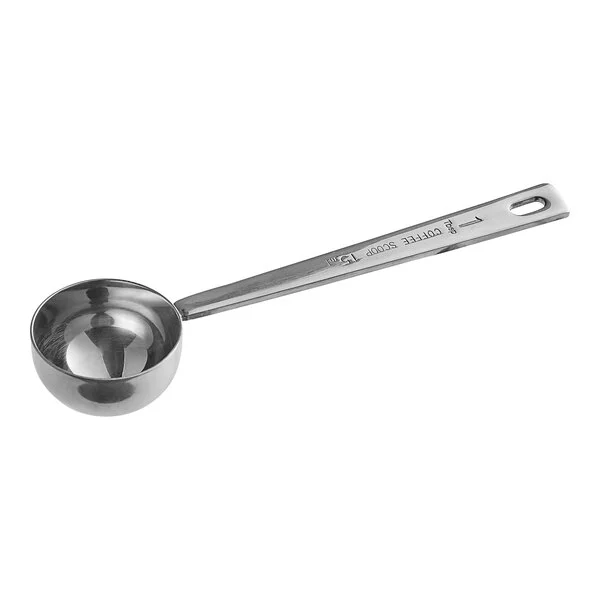 TableCraft 401 1 Tbsp. Stainless Steel Coffee / Measuring Scoop TableCraft 401 1 Tbsp. Stainless Steel Coffee / Measuring Scoop