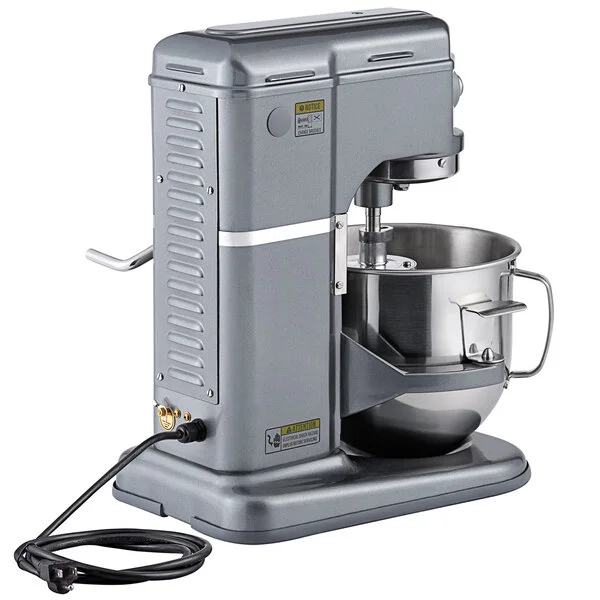 Avantco MIX8GY Dark Gray 8 Qt. Bowl Lift Countertop Mixer with Standard Accessories - 120V, 4/5 hp Avantco MIX8GY Dark Gray 8 Qt. Bowl Lift Countertop Mixer with Standard Accessories - 120V, 4/5 hp