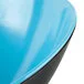 G.E.T. B-788-BL/BK Brasilia 16 oz. Blue and Black Slanted Melamine Catering Bowl G.E.T. B-788-BL/BK Brasilia 16 oz. Blue and Black Slanted Melamine Catering Bowl