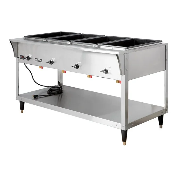 Vollrath 38219 ServeWell® SL Electric Five Pan Hot Food Table 208/240V - Sealed Well