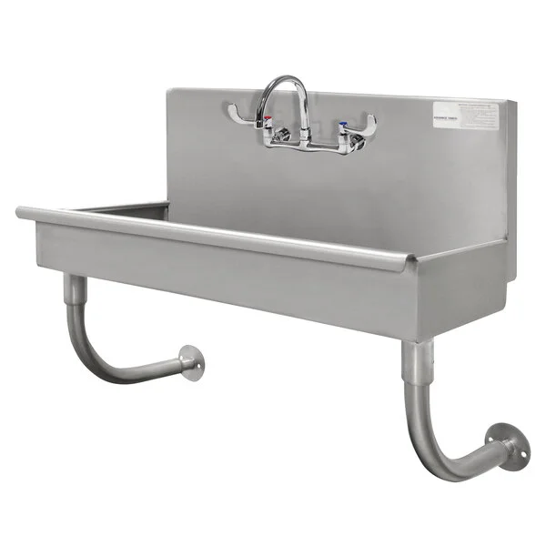 Advance Tabco 19-18-1-ADA-F 16-Gauge Stainless Steel ADA Service Sink with 5