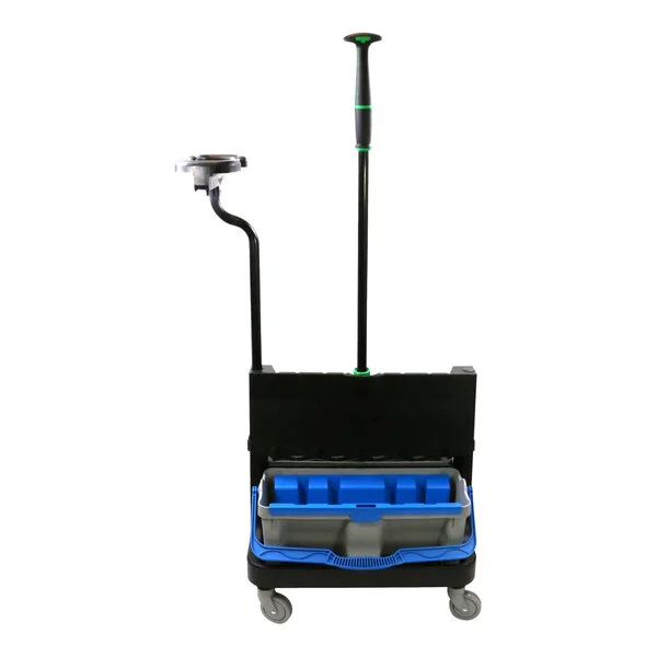 Unger OmniClean CLBK1 Dual Bucket Floor Cleaning Kit with Straight Pole Unger OmniClean CLBK1 Dual Bucket Floor Cleaning Kit with Straight Pole