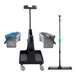 Unger OmniClean CLBK1 Dual Bucket Floor Cleaning Kit with Straight Pole Unger OmniClean CLBK1 Dual Bucket Floor Cleaning Kit with Straight Pole