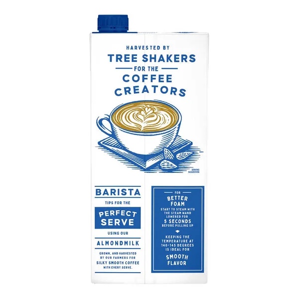 Almond Breeze Barista Collection Unsweetened Almond Milk 32 fl. oz. - 12/Case Almond Breeze Barista Collection Unsweetened Almond Milk 32 fl. oz. - 12/Case
