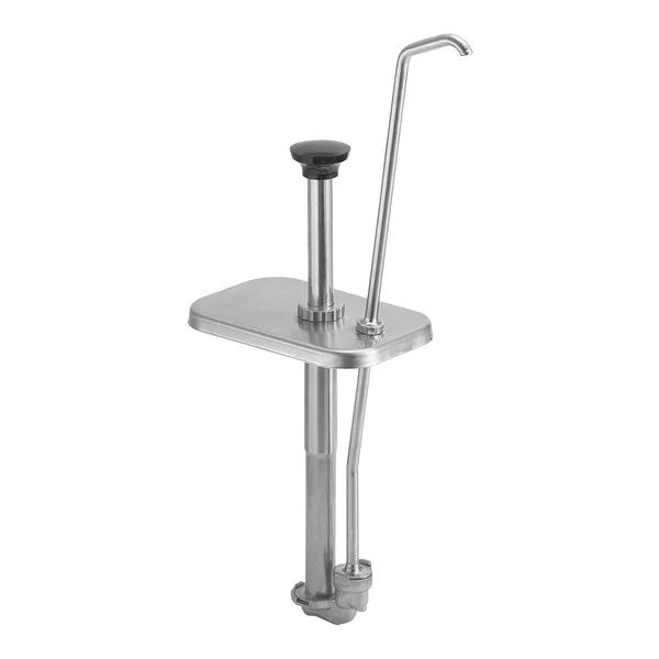 Server 1.25 oz. Stainless Steel Tall Angled Spout Fountainette Pump with Lid for Standard 3.5 Qt. Fountain Jar Server 1.25 oz. Stainless Steel Tall Angled Spout Fountainette Pump with Lid for Standard 3.5 Qt. Fountain Jar