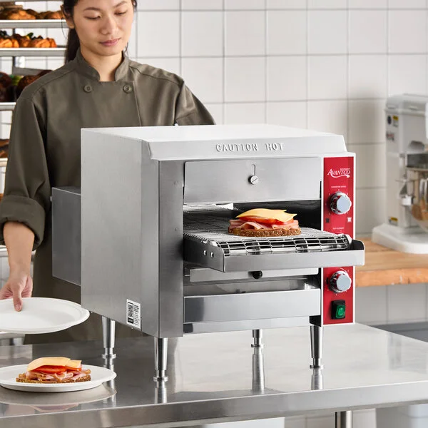 Avantco Equipment 177CNVROV10A Countertop Ventless Radiant Electric Conveyor Oven with 10 1/2