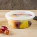 Pactiv/Newspring 8 oz. Translucent Round Deli Container Combo Pack - 240/Case Pactiv/Newspring 8 oz. Translucent Round Deli Container Combo Pack - 240/Case
