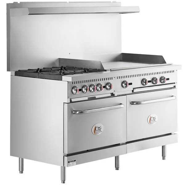 Cooking Performance Group S60-G36-N Natural Gas 4 Burner 60 Cooking Performance Group S60-G36-N Natural Gas 4 Burner 60