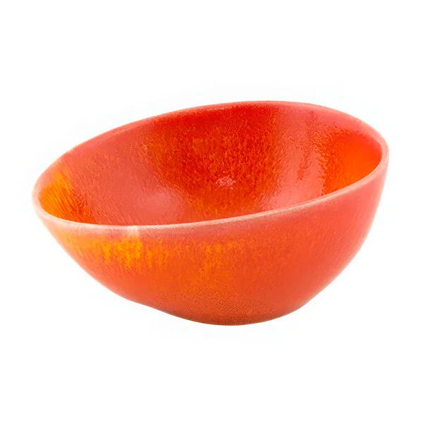 Front of the House Kiln 4 oz. Blood Orange Porcelain Ramekin - 12/Case