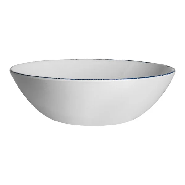 Creations Blue Dapple from Steelite International 15 oz. Coupe Melamine Bowl - 12/Case