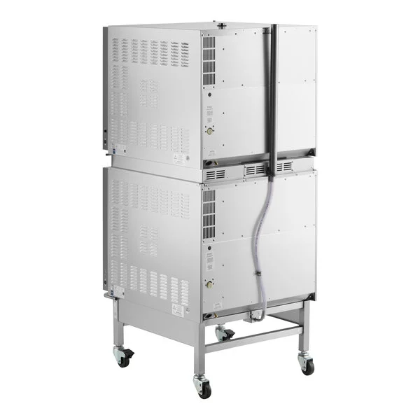 Moffat E32D5/2C Turbofan Double Deck Full Size Electric Digital Convection Oven with Steam Injection and Casters - 208V, 1 Phase, 11.6 kW Moffat E32D5/2C Turbofan Double Deck Full Size Electric Digital Convection Oven with Steam Injection and Casters - 208V, 1 Phase, 11.6 kW