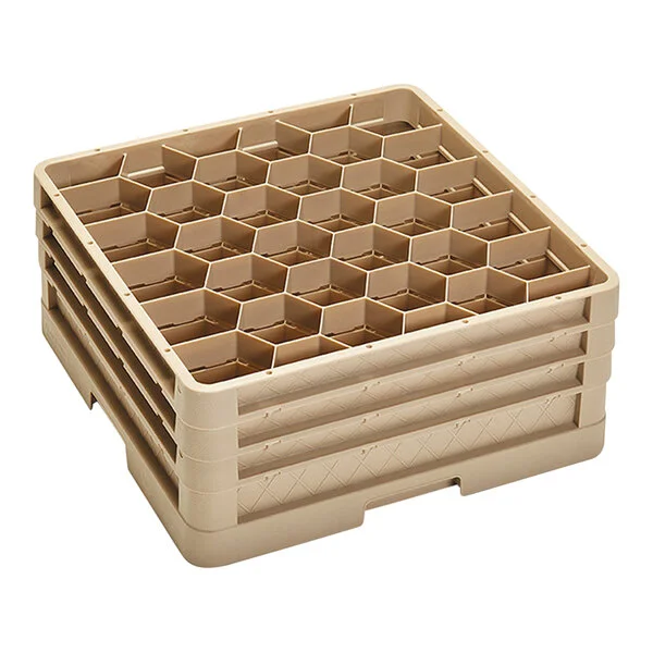 Vollrath CR12HHH Traex® Rack Max 30 Compartment Beige Full-Size Closed Wall 7 7/8