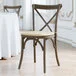 Lancaster Table & Seating Vineyard Whiskey Brown Wood Cross Back Chair with 1 Lancaster Table & Seating Vineyard Whiskey Brown Wood Cross Back Chair with 1
