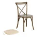 Lancaster Table & Seating Vineyard Whiskey Brown Wood Cross Back Chair with 1 Lancaster Table & Seating Vineyard Whiskey Brown Wood Cross Back Chair with 1