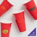 GET SC-32-R To-Go 32 oz. Red Customizable Plastic Reusable Tumbler - 24/Case GET SC-32-R To-Go 32 oz. Red Customizable Plastic Reusable Tumbler - 24/Case