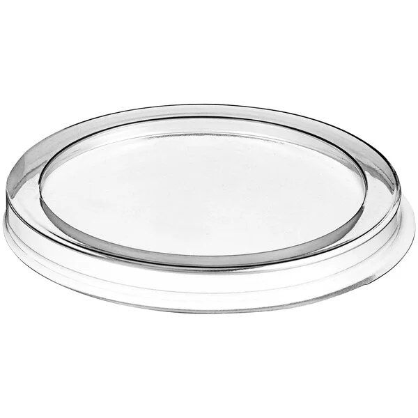Solia PET Plastic Lid for 5 oz. Bamboo Fiber Cup - 1,000/Case Solia PET Plastic Lid for 5 oz. Bamboo Fiber Cup - 1,000/Case