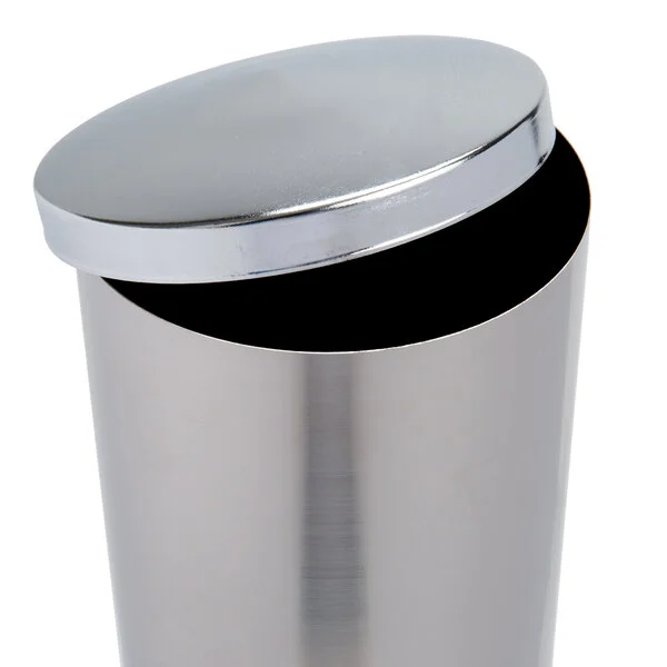 San Jamar C3450SS Pull-Type Stainless Steel Wall Mount 8 - 24 oz. Water Cup Dispenser