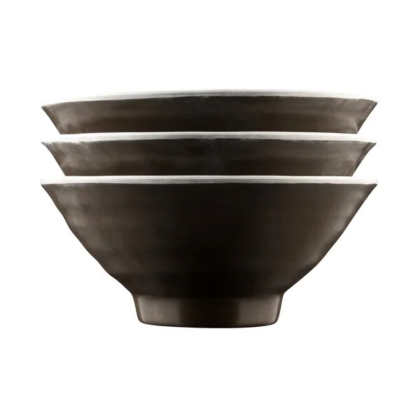 Elite Global Solutions D1006RR Pebble Creek Mushroom-Colored 20 oz. Bowl - 6/Case