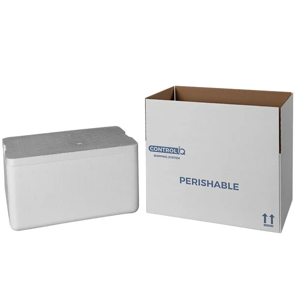 Insulated Shipping Box with Foam Cooler 14 5/8