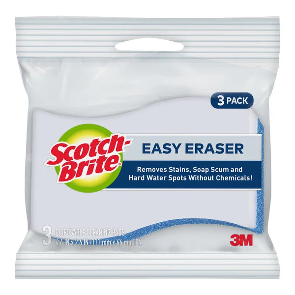 3M Scotch-BriteTM 70071506235 Easy Erasing Pad - 3/Pack 3M Scotch-BriteTM 70071506235 Easy Erasing Pad - 3/Pack