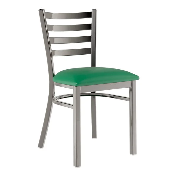 Lancaster Table & Seating Clear Coat Finish Ladder Back Chair with 2 1/2 Lancaster Table & Seating Clear Coat Finish Ladder Back Chair with 2 1/2