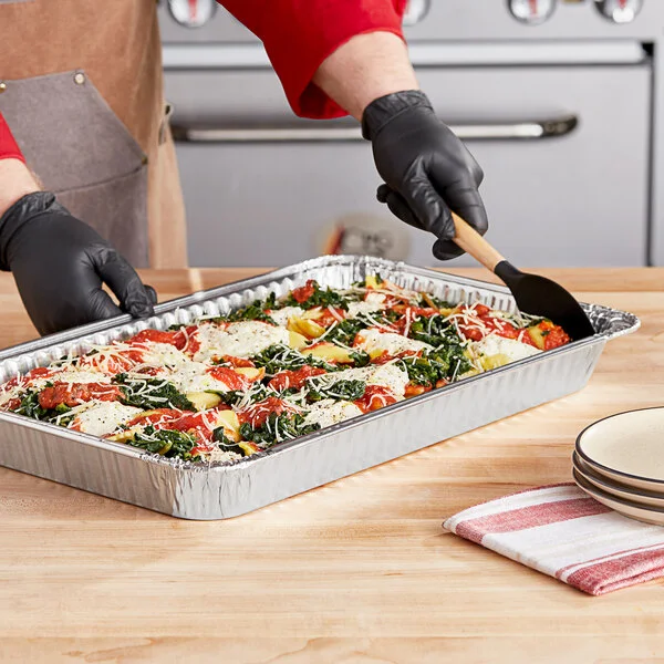 Western Plastics 5120 Full Size Heavy-Duty Foil Steam Table Pan Medium 2 3/16 Western Plastics 5120 Full Size Heavy-Duty Foil Steam Table Pan Medium 2 3/16